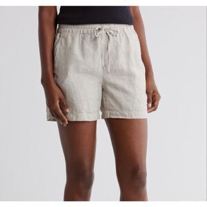 Tommy Bahama Shorts Linen Cream High Waist Coastal size Small